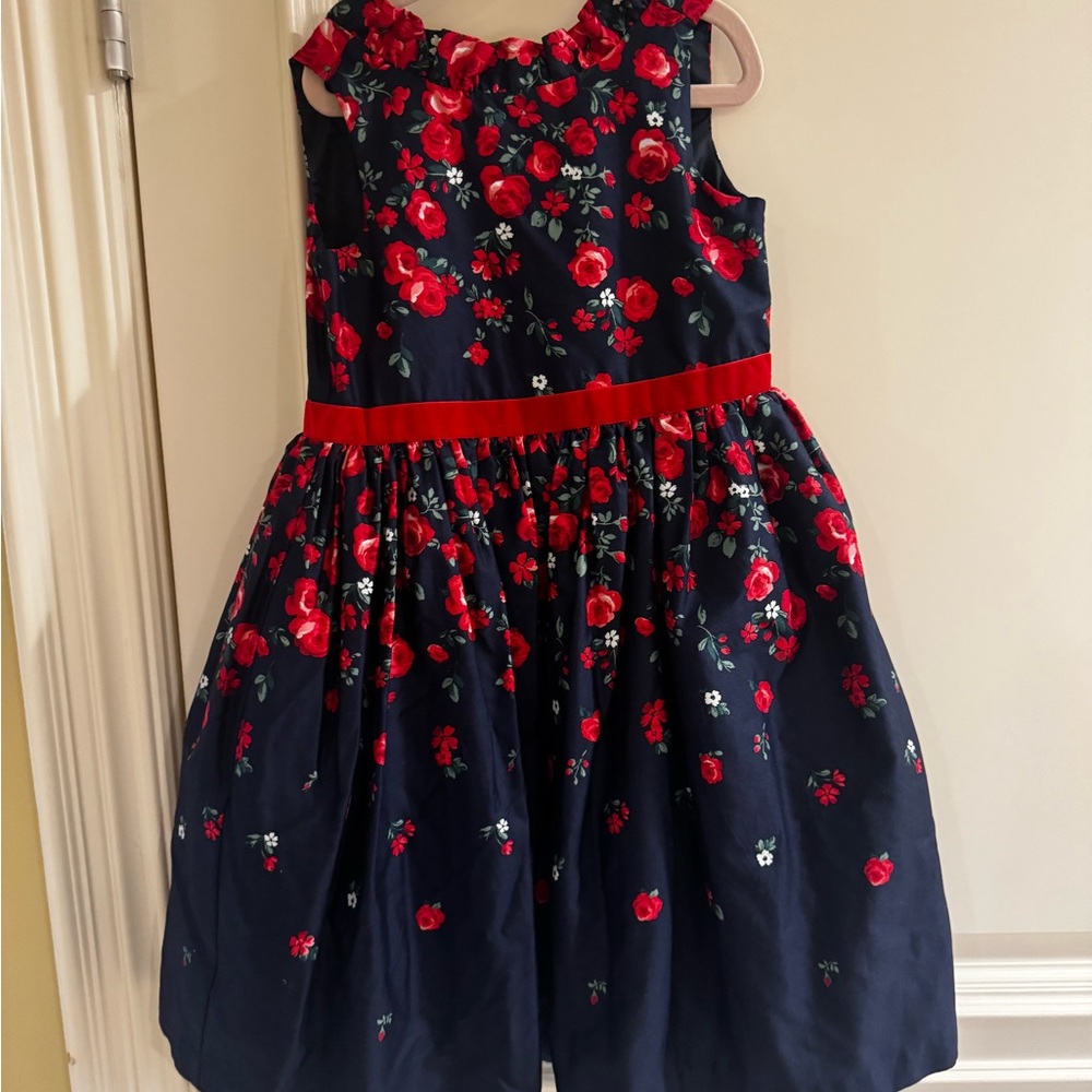American Girl x Janie and Jack Navy and Red Kids Dress